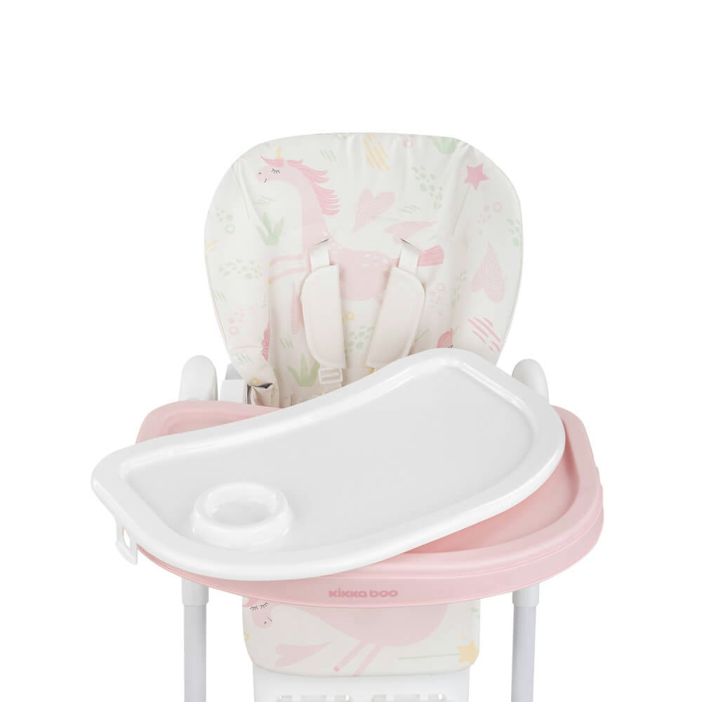 KIKKA BOO Κάθισμα Φαγητού Vitto Pink Unicorn (6-36 μηνών)